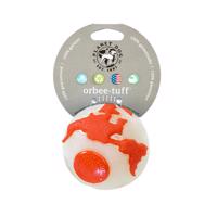 Orbee-Tuff® Ball Zeměkoule fosfor/oranžová  M 7cm