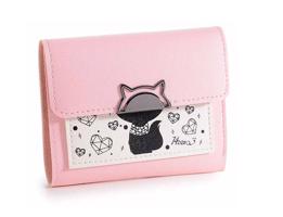 Peněženka s kočkou - 3 varianty Barva: růžová
