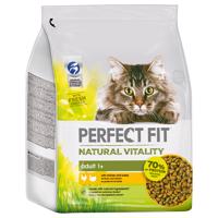 Perfect Fit Cat Natural Vitality kuřecí a krůtí - 2 x 2,4 kg
