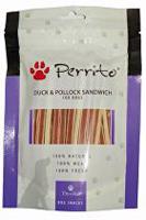 Perrito Duck&Pollock Sandwich pro psa 100g + Množstevní sleva