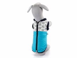 Pes-tex Bruno zimní bunda pro psa Barva: Modrá, Délka zad (cm): 24, Obvod hrudníku: 18 - 29 cm