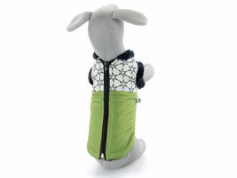 Pes-tex Bruno zimní bunda pro psa Barva: Zelená, Délka zad (cm): 24, Obvod hrudníku: 18 - 29 cm