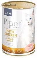 PIPER CAT konzerva pro kočky, s kuřecím masem 400g
