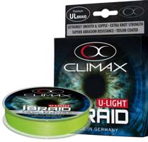Pletená šňůra Climax iBraid U-Light neon-zelená 135m Variant: Průměr: 0,04mm / 3kg