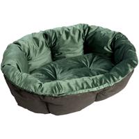 Polštář Ferplast Sofa pro koš pro psy Siesta Deluxe - sametově zelený - 10: D 96 x Š 71 x V 32 cm