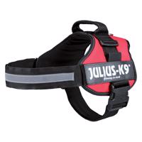 Postroj JULIUS-K9® Power – červený - Vel. 0: 58-76 cm obvod hrudníku