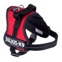 Postroj JULIUS-K9® Power – červený - Vel Mini: 51 - 67 cm obvod hrudníku