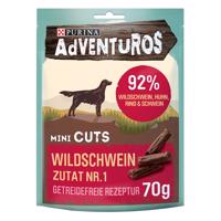 Purina AdVENTuROS Mini Cuts, pamlsek pro psy s kančím masem bez obilovin 70 g