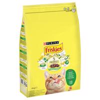 Purina Friskies Cat s králičím, kuřecím a zeleninou - 4 kg