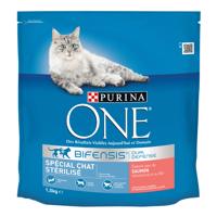 PURINA ONE Sterilovaný losos pro kočky, pšenice - 1,5 kg
