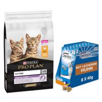 PURINA PRO PLAN granule 10 kg + PURINA Dentalife snack  zdarma - Kitten Healthy Start Chicken