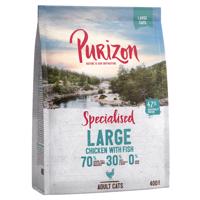 Purizon granule 400 g - za skvělou cenu -  Large Adult kuře & ryba - bezobilné