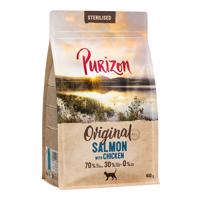 Purizon granule 400 g - za skvělou cenu - Sterilised Adult losos s kuřecím – bez obilnin