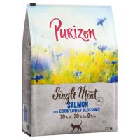 Purizon Single Meat losos s květy chrpy - 2,5 kg