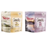 Purizon Snacks zkušební mix 2 x 100 g - kuře a ryba / kachní a ryba