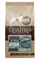 QUATTRO Dog Dry SB Senior/Dieta Ryby&Krill 7kg sleva