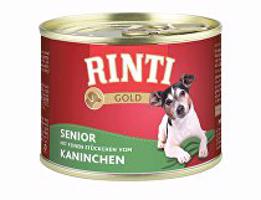 Rinti Dog Gold Senior konzerva králík 185g + Množstevní sleva Sleva 15%