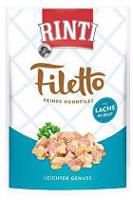 Rinti Dog kapsai Filetto kuře+losos v želé 100g + Množstevní sleva