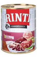 Rinti Dog konzerva Kennerfleisch kachní srdce 800g + Množstevní sleva