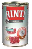 Rinti Dog konzerva Sensible hovězí+rýže 400g + Množstevní sleva
