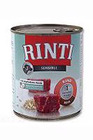 Rinti Dog Sensible konzerva hovězí+rýže 800g + Množstevní sleva