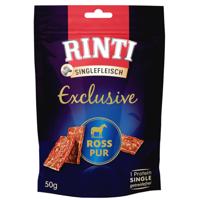 RINTI Exclusive Snack 50 g jeden druh masa - výhodné balení 9 x 50 g koňské