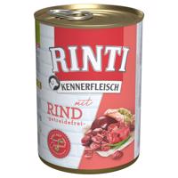 RINTI Kennerfleisch 24 x 400 g  - Mix hovězí, drůbeží srdíčka