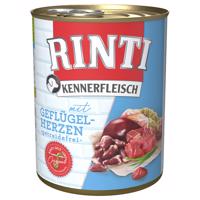 RINTI Kennerfleisch 800 g - s drůbežími srdíčky