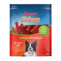 Rocco Chings sušené maso pro psy - NOVINKA: kachní prsa krátké proužky (250 g)