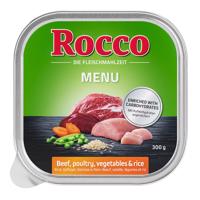 Rocco Menu 9 x 300 g - Hovězí s drůbeží