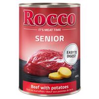 Rocco Senior 6 x 400 g - 15 % sleva -  hovězí & brambory Senior