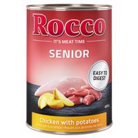 Rocco Senior 6 x 400 g - kuřecí & brambory