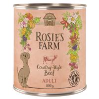 Rosie's Farm Adult, 24 x 800 g - 20 + 4 zdarma!  - hovězí