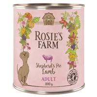Rosie's Farm Adult, 24 x 800 g - 20 + 4 zdarma!  - jehněčí