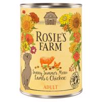 Rosie's Farm letní edice jehněčí a kuřecí výhodné balení 24 x 400 g