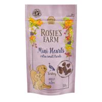 Rosie's Farm Puppy Snacks "Mini Hearts" krůtí - 5 x 50 g
