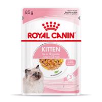 Royal Canin Kitten - jako doplněk: mokré krmivo 12 x 85 g Royal Canin Kitten v želé