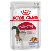 Royal Canin Sensible - jako doplněk: mokré krmivo 12 x 85 g Royal Canin Instinctive v želé