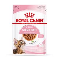 Royal Canin Sterilized Kitten v omáčce - 12 x 85 g