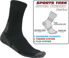Rybářské Ponožky SPORTSTREK SUPER THERMO Merino Variant: velikost 37-40