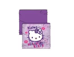 Šála / tunel s kočkou Hello Kitty - dětská Barva: fialová