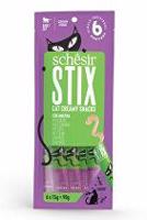Schesir Cat pochoutka Stix Liquid Snack kachna 6x15g + Množstevní sleva