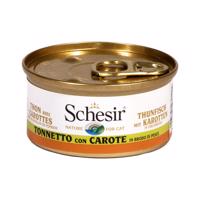 Schesir Cat tuňák a mrkev v omáčce 24 × 70 g