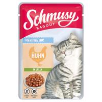 Schmusy Ragout Kitten in Jelly 22 x 100 g - kuřecí