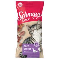 Schmusy Snack Soft Bitties - kachní (12 x 60 g)
