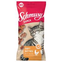 Schmusy Snack Soft Bitties - kuřecí (16 x 60 g)