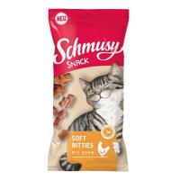Schmusy Snack Soft Bitties pamlsky s kuřecím masem 16 × 60 g