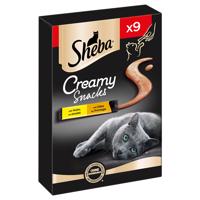 Sheba Creamy Snacks,  3 x balení, 2 + 1 zdarma! - Kuřecí a sýr (3 x 9 x 12 g)