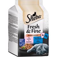 Sheba Fresh & Fine v omáčce s lososem a tuňákem 36 × 50 g