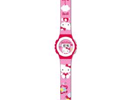 Silikonové digitální hodinky s kočičkou Hello Kitty
